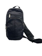 Travelon Classic Lite Sling Bag Backpack Black RFID Blocking Travel Lightweight - £24.92 GBP