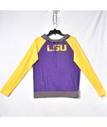 LSU Tigers 5th &amp; Ocean Hoodie Yellow &amp; Purple Size Large - $454.28 MXN