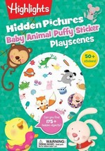 Baby Animal Hidden Pictures Puffy Sticker Playscenes (Highlights Puffy S... - £4.67 GBP