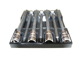 Magnetic Long Hex Socket Organizer – Fits Most Metric Long Hex Socket Sets - $25.91 CAD