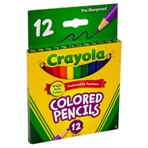 Crayola Colored Pencils - 12/Pkg Short - £13.81 GBP