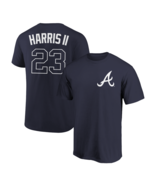 Michael Harris II T-Shirt Atlanta Braves Player Name &amp; Number Soft Jerse... - $373.29 MXN