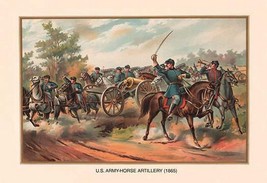 U.S. Army Horse Artillery, 1865 by Arthur Wagner - Art Print - £17.20 GBP+
