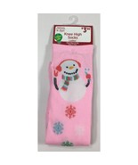 Holiday Style Knee High Socks Light-Up Snowman Design Ladies Shoe Size 4-10 - $4.95