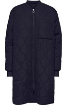 Oversize Trapuntato Giacca IN Cielo Notturno XL = UK 20/22 Forti (ccc286) - £35.23 GBP