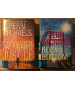 Fern Michaels Paperback Romance Lot 2 Rock Bottom Backwater Justice Books - $2.96