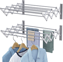 X-cosrack Wall Mounted Clothes Drying Rack, 31.9&quot; Wide Large - $87.99