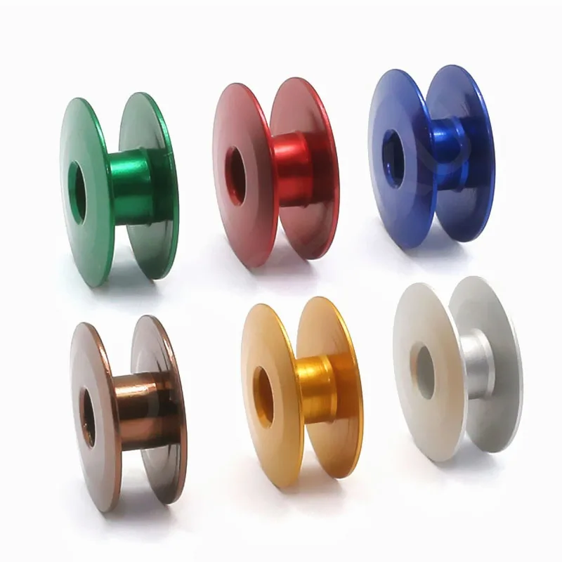 House Home 10 PCS/Lot 6 Color Aluminum Bobbin #272152A Industrial Sewing Ahine B - $25.00