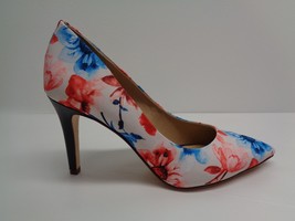 Antonio Melani Size 7.5 M MCBETH Floral White Blue Pumps Heels New Womens Shoes - £78.34 GBP