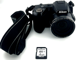 Nikon Coolpix L120 14.1MP Digital Camera Black 21x Wide Zoom Video Tested - £66.30 GBP