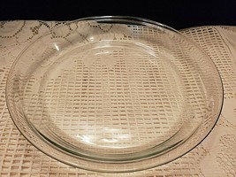 Pyrex 9&quot; Pie Plate Clear Glass #209 - £7.59 GBP