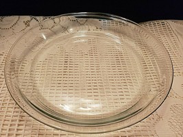 PYREX 9&quot; PIE PLATE CLEAR GLASS #209 - £7.59 GBP