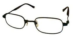 John Varvatos Rectangle Men Black Rectangle Metal Eyewear Frame V140  50mm - £71.67 GBP