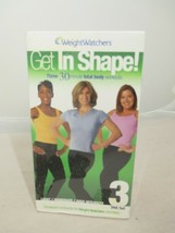 NEW Sealed Weight Watchers Get In Shape 3 VHS Workout Total body Set Get... - £12.36 GBP