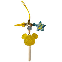 Disney Store Japan Mickey Mouse Lolipop-shaped Bead Phone Plug Charm - $39.99