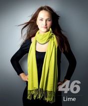 Nollia Solid Pashmina Shawl & Wrap Scarf With Tassels On Both Ends (10-Piece) image 8