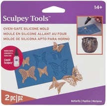 Liquid Sculpey Silicone Bakeable Mold W/Squeegee-Geo Butterfly (Pack of 1) - $739.83 MXN