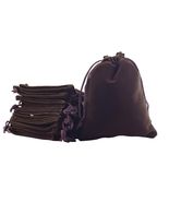 Sansam 50pcs Brown Velvet Jewelry Pouches Drawstring 2x2.8 Inch - $222.92 MXN