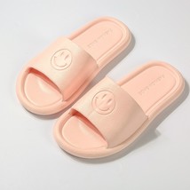 Home Slippers Women  Smile Summer Shoes Non-slip Bath Flip Flops Indoor Slip On  - £14.71 GBP