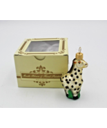 IMPULS Glass Christmas Ornament Giraffe Poland Mouth Blown Hand Painted ... - $26.95