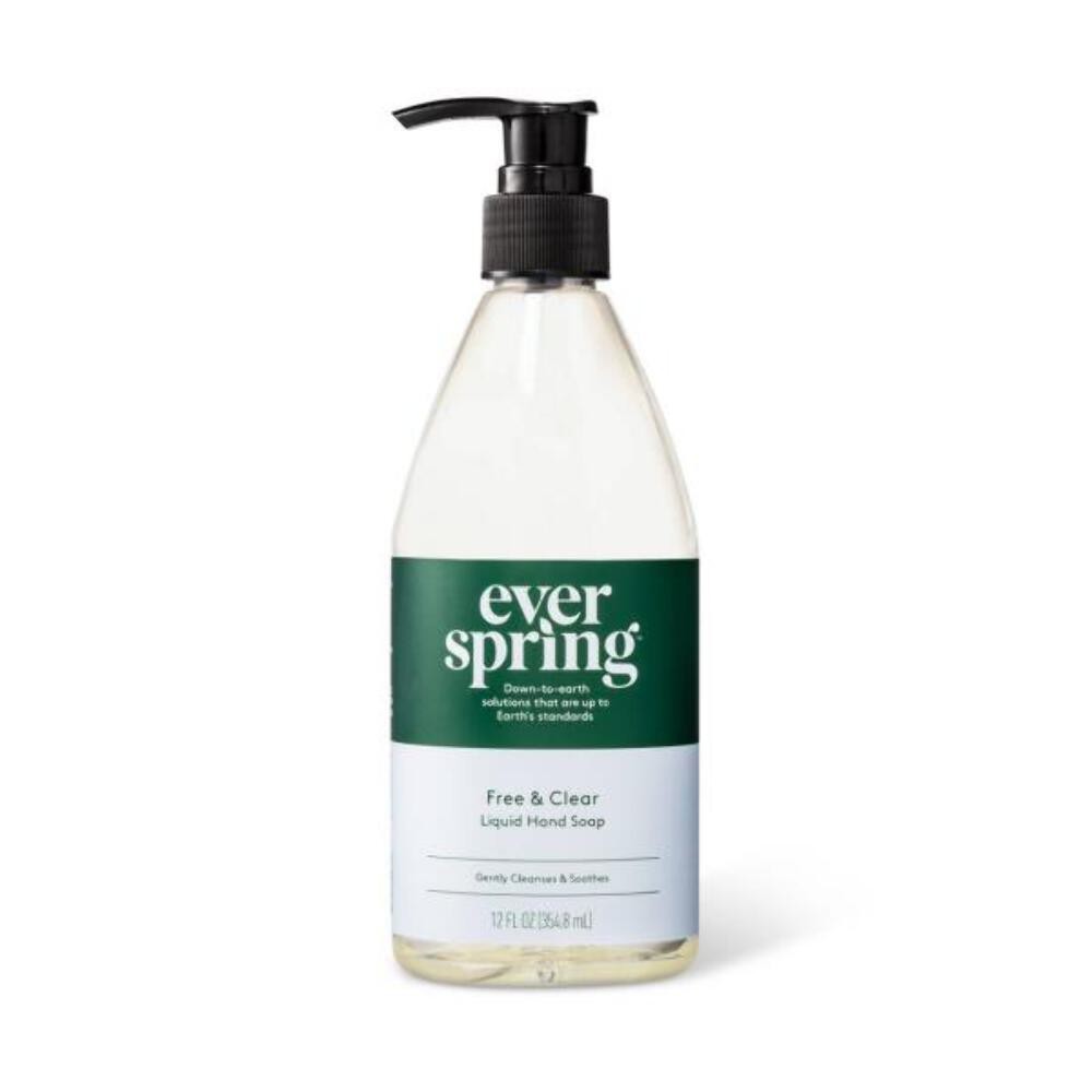 (6 bottles) Unscented Liquid Hand Soap - 12 Fl Oz - Everspring™ - $29.69