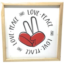 TX USA Corporation Love Peace Finger Sign Wall Art - $28.01