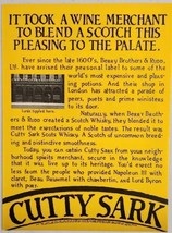 1977 Print Ad Cutty Sark Scotch Whiskey Berry Brothers &amp; Rudd  - £14.14 GBP