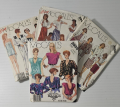 Lot of 4  Vintage McCalls SEWING Pattern  3474, 3004, 2803, 2037, Used - £10.54 GBP