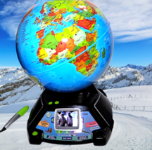 Leap Frog Magic Adventures Globe with Stylus Electronic Used Works see video - £31.15 GBP