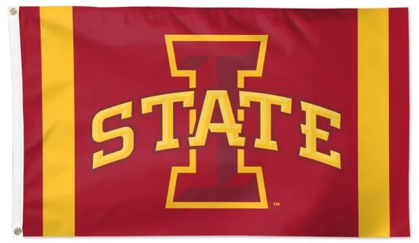 3×5 Iowa State Cyclones Vertical Stripes Flag - $18.00