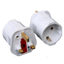 Universal EU to UK Plug Adapter Power Converter with 2 Pin Socket Multif... - £7.97 GBP+