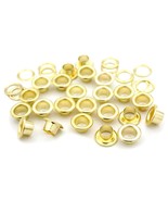 3/16&quot; (5Mm) Hole Size 100 Sets Gold Metal Grommets Eyelets With Washers ... - £17.29 GBP