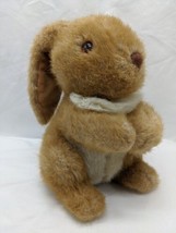 Vintage Brown Bunny Rabbit Made In Korea 9&quot; Plush Stuffed Animal - £26.89 GBP
