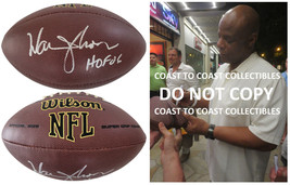 Warren Moon Seattle Seahawks Oilers Chiefs signed NFL football proof  COA Auto - £109.05 GBP