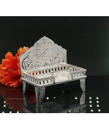 925 sterling silver sinhasan krishna throne, god stand chair pooja artic... - €304,34 EUR