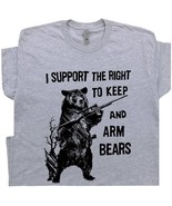 Bear Arms T Shirt 2nd Amendment Shirt Funny Hunting Graphic Tee Pro Gun ... - €17,11 EUR