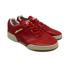 Ellesse Men&#39;s Piacentino 2.0 Casual Sneakers Red Leather Size 12M - £38.07 GBP