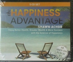 Happiness Advantage...Author: Shawn Achor (used 5-disc CD audiobook) - £8.62 GBP