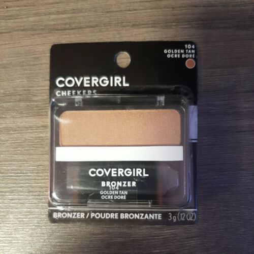 CoverGirl Cheekers Bronzer, Golden Tan Ocre Dore 104, 0.12 oz NEW - $10.88
