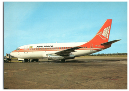 Air Lanka Boeing 737-2L9 Airplane Postcard - £7.72 GBP