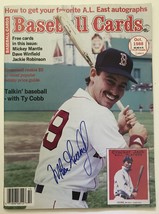 Mike Greenwell Signed Autographed 1988 Complete &quot;Baseball Card&quot; Magazine - £15.66 GBP