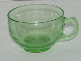 Vintage Light Green Depression Glass Tea Cup - $19.78