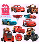 Cars, Lightning mcqueen, Clipart Digital, PNG, Printable, Instant Download - £2.19 GBP