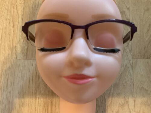 Jean Lafont Eyeglasses Indigo 737 51-18 135mm NO NOSE PADS FOR PARTS - $35.00