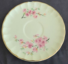 Vintage W.S. George China Saucer – Bolero Peach Blossom Pattern – CHIPPE... - £3.15 GBP