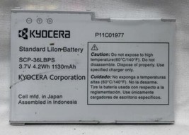 New Oem Kyocera SCP-37LBPS Cell Phone Battery 1130mAh For Kyocera M6000 - £7.31 GBP