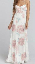 NWT Show Me Your Mumu Godshaw Godess Gown in Floral Blush Pink Cream X-large D3 - £83.08 GBP