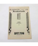 Songbook Meadowlands Pro Art Choral Series for Male Voices &amp; Piano - $179.97 MXN