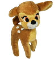 17&quot; Vintage Walt Disney Bambi Baby Brown / Tan Deer Stuffed Animal Plush Toy - £34.96 GBP