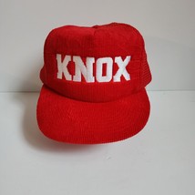 Vintage Corduroy Knox Lumber Trucker Hat Snapback Dad Cap Adjustable One Size - £11.19 GBP